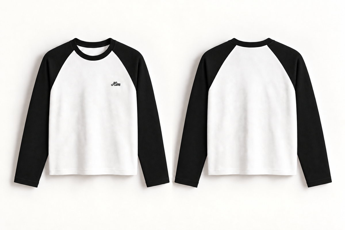 HIM Waffle-knit Raglan