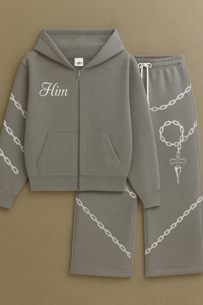 Him “Ash Grey Chains” Tracksuit