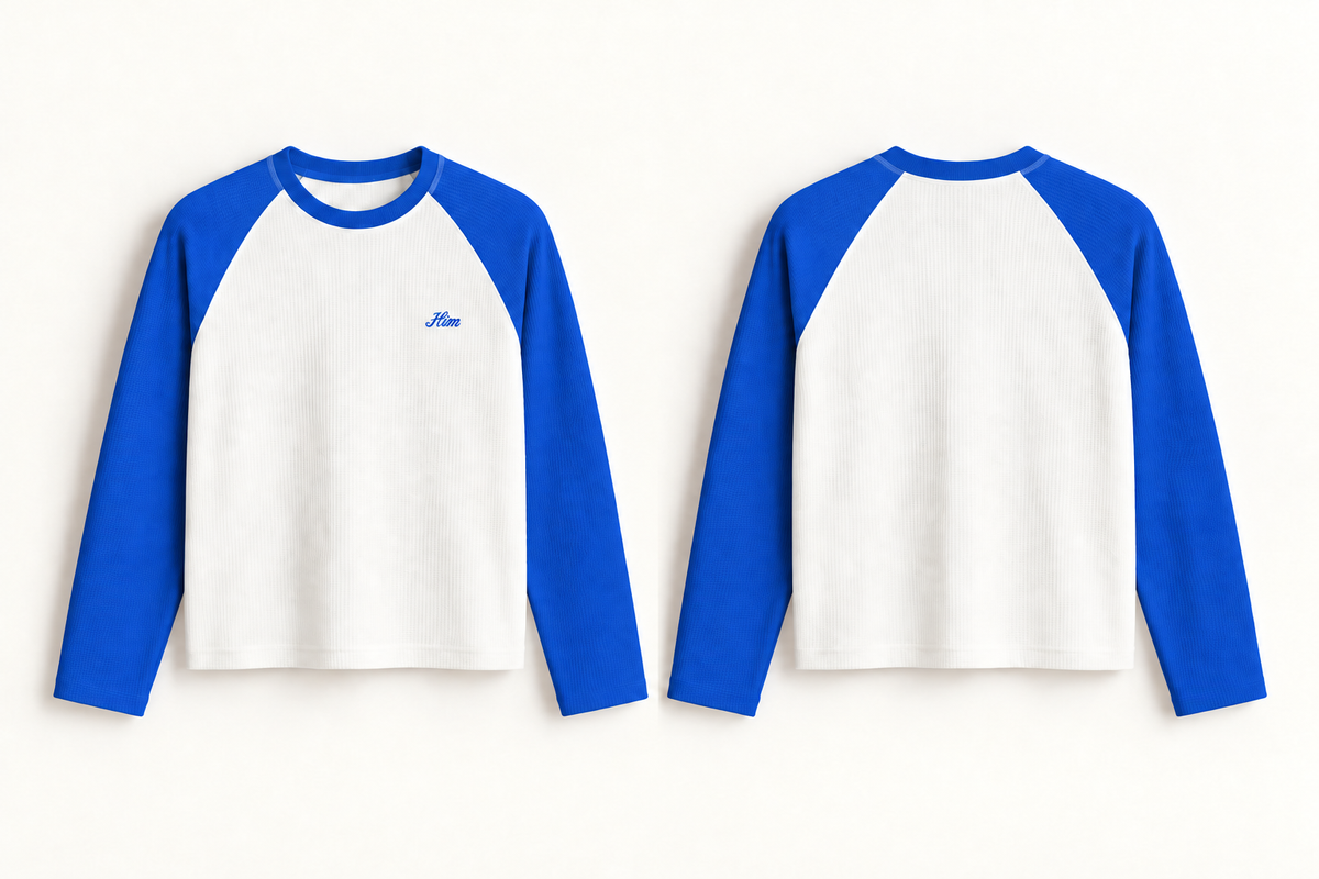 HIM Waffle-knit Raglan