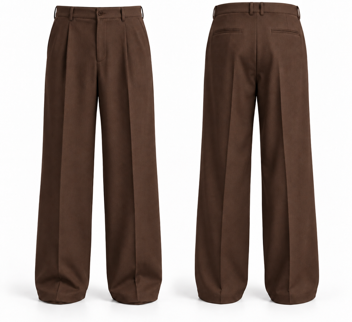 Pleated Wide-Leg pants
